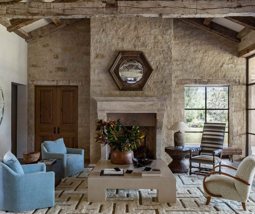 Houston Oaks Residence, Cool Blue